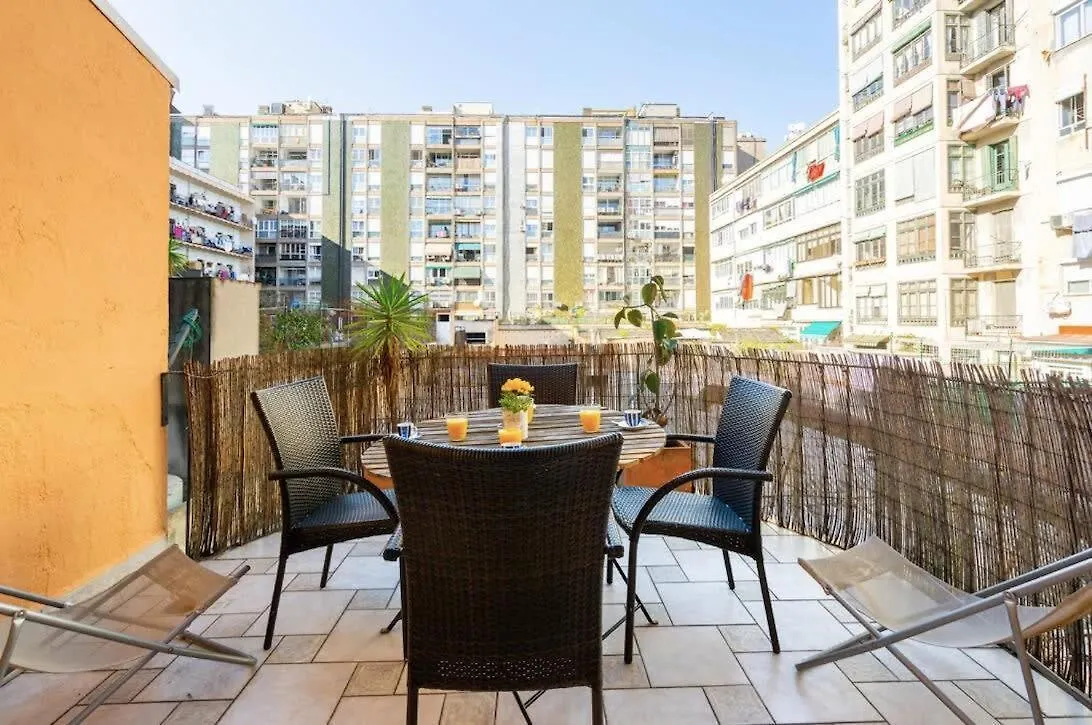 Historic Apartment With Private Terrace In Example Barcelona Spain