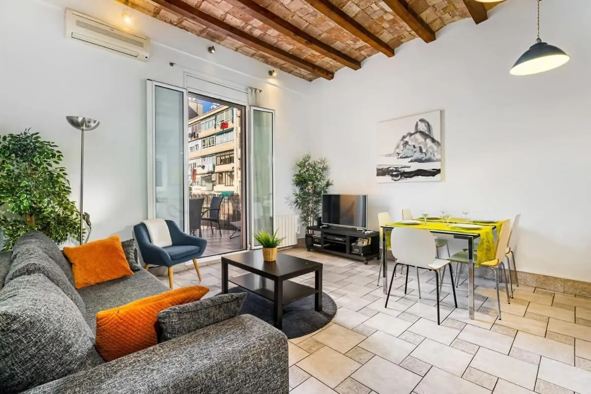 Historic Apartment With Private Terrace In Example Barcelona 0*,