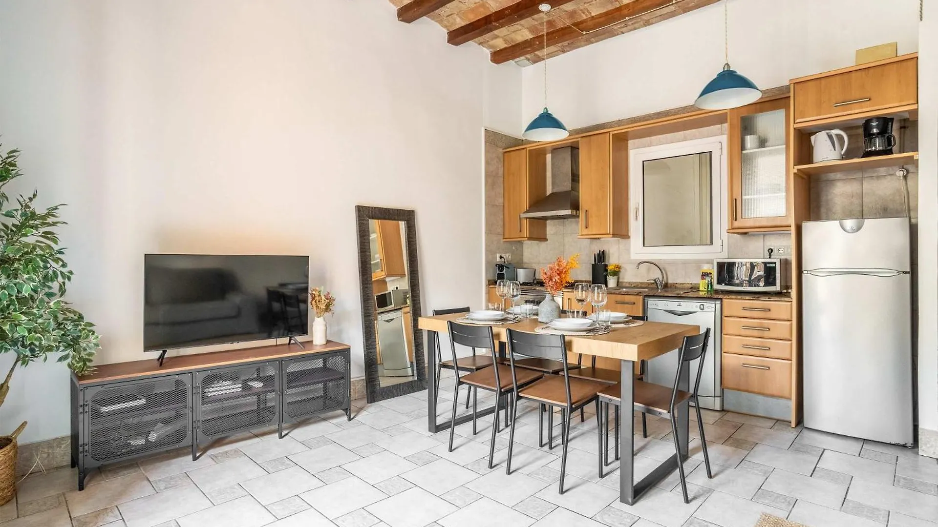 Historic Apartment With Private Terrace In Example Barcelona Spain