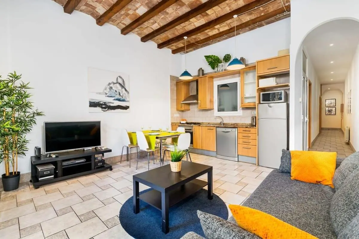 Historic Apartment With Private Terrace In Example Barcelona